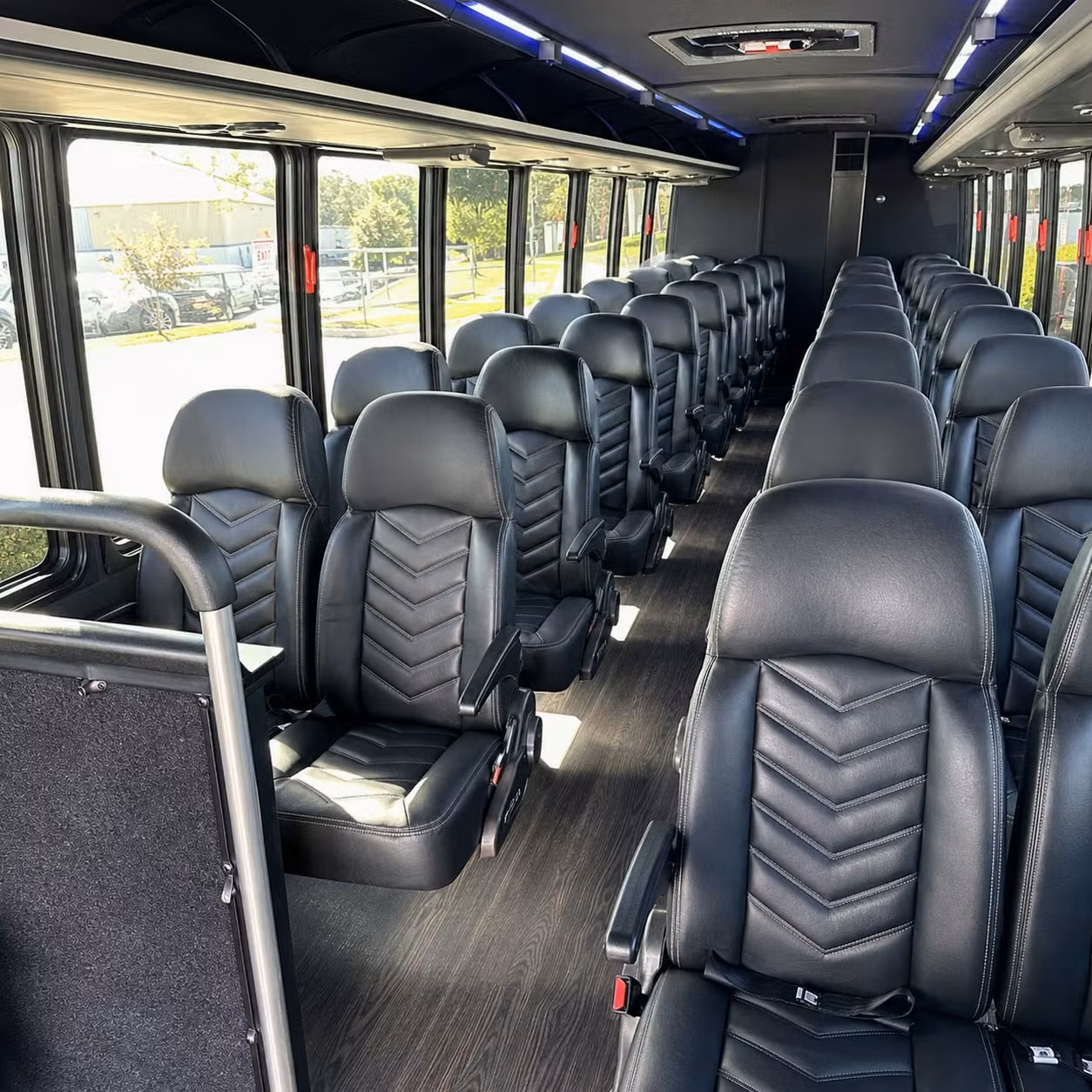 25 passenger minibus interior