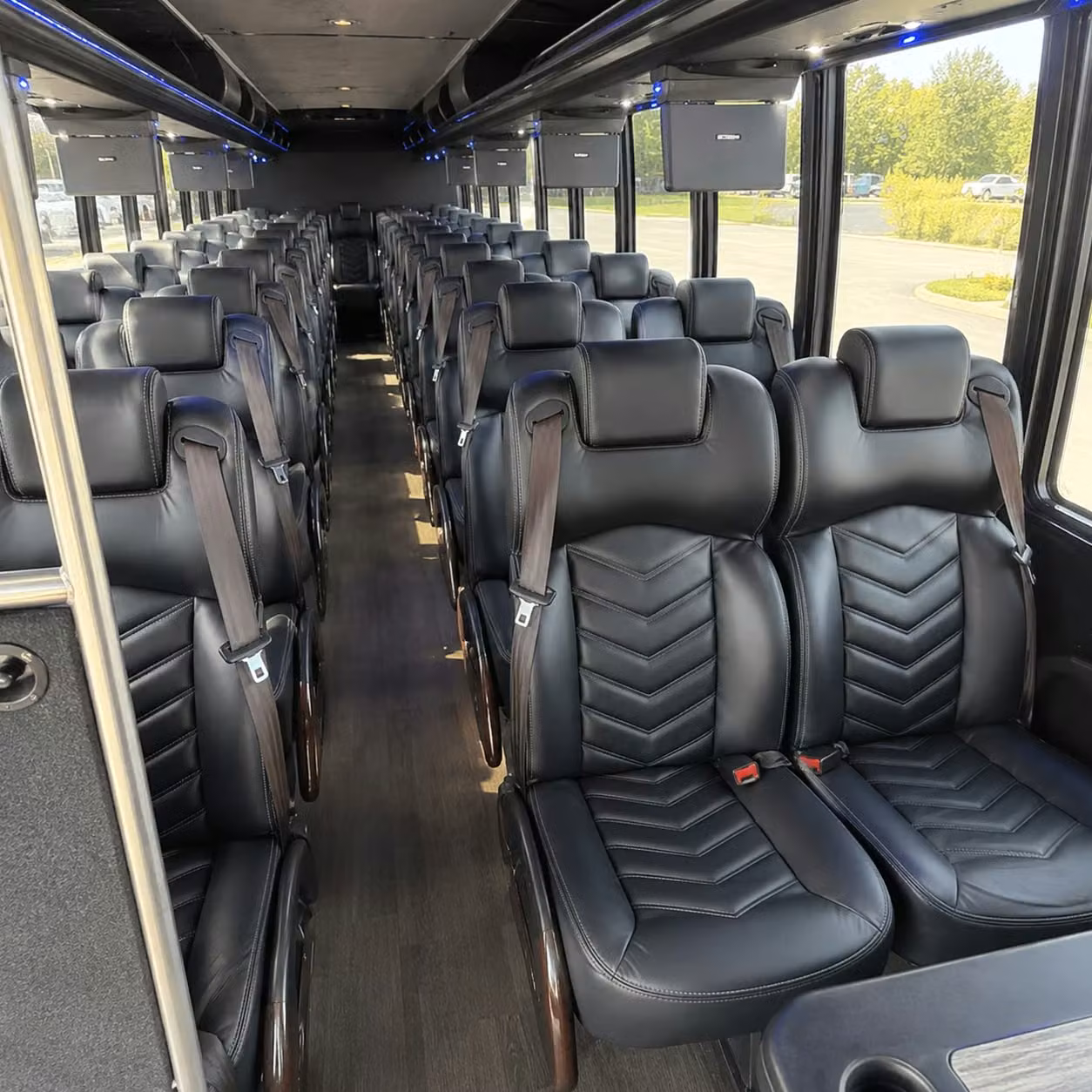 30 passenger minibus interior