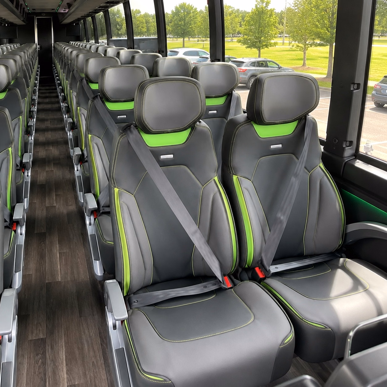 miami gardens charter bus interior